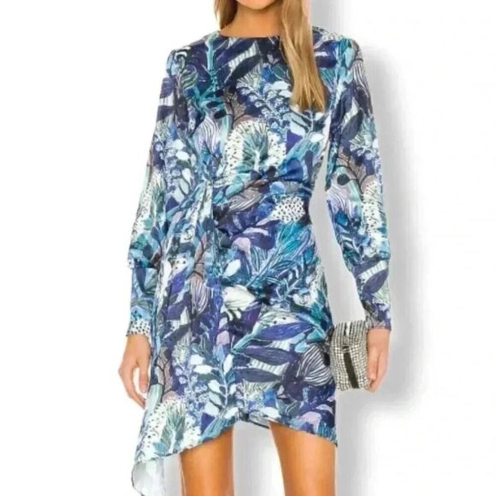 KENDALL + KYLIE Women's Asymmetric Front Tie Dress